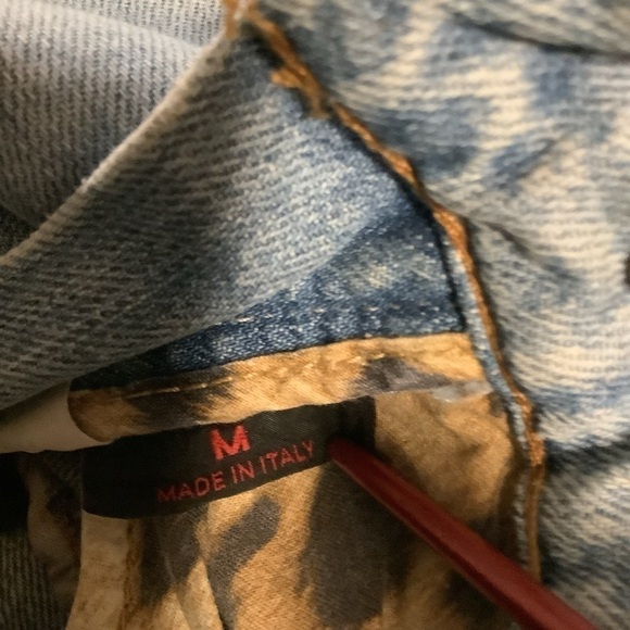 ROBERTO CAVALLI VINTAGE 90s EMBROIDERED BOHO JEANS - Picture 13 of 14